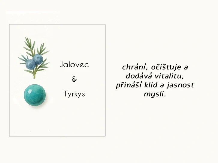 Zlatý přívěsek s tyrkysem Berries